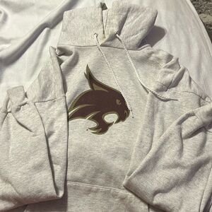 Texas State Bobcat Hoodie. Size X-Large